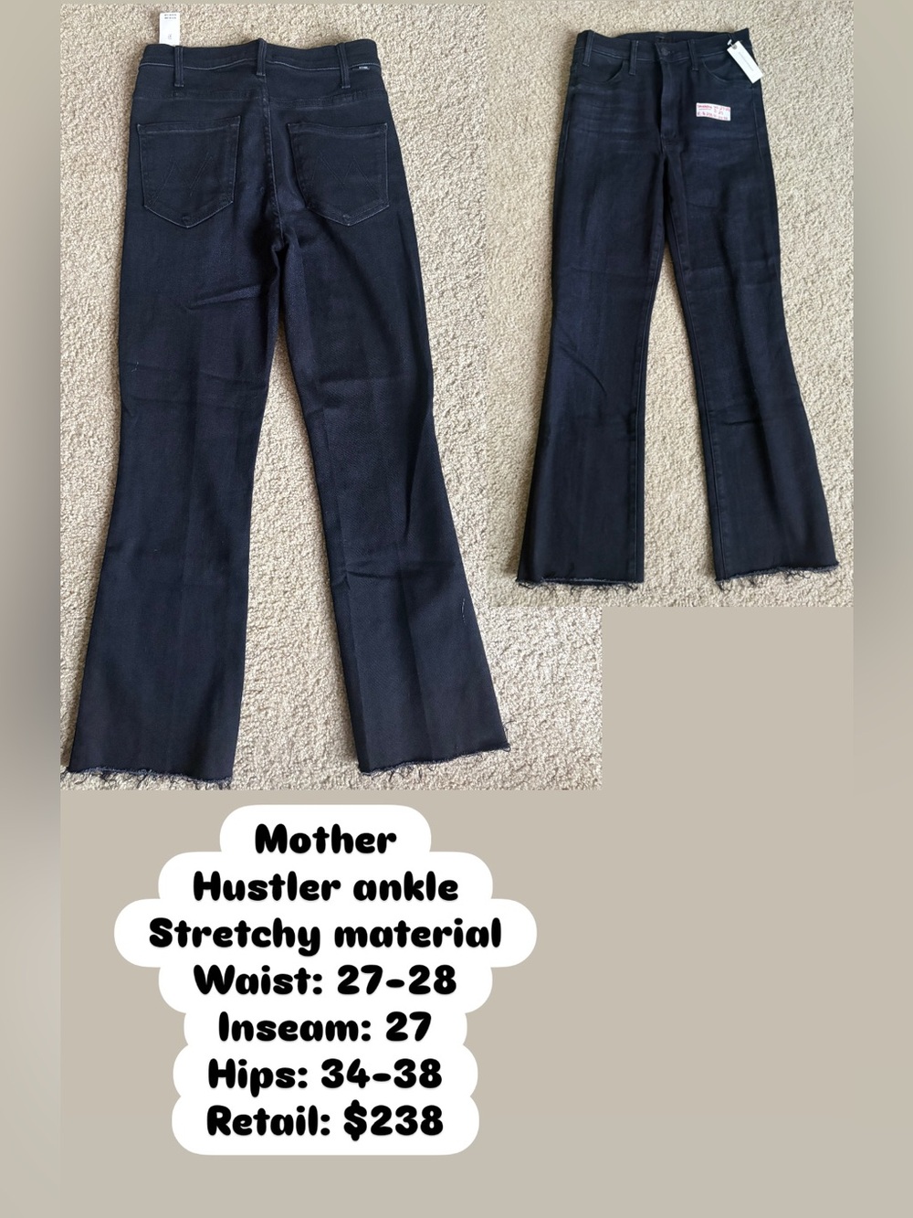 Mother jeans Hustler ankle Anthropologie